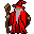An animated gif of a wizard rhythmically striking the ground with their staff.